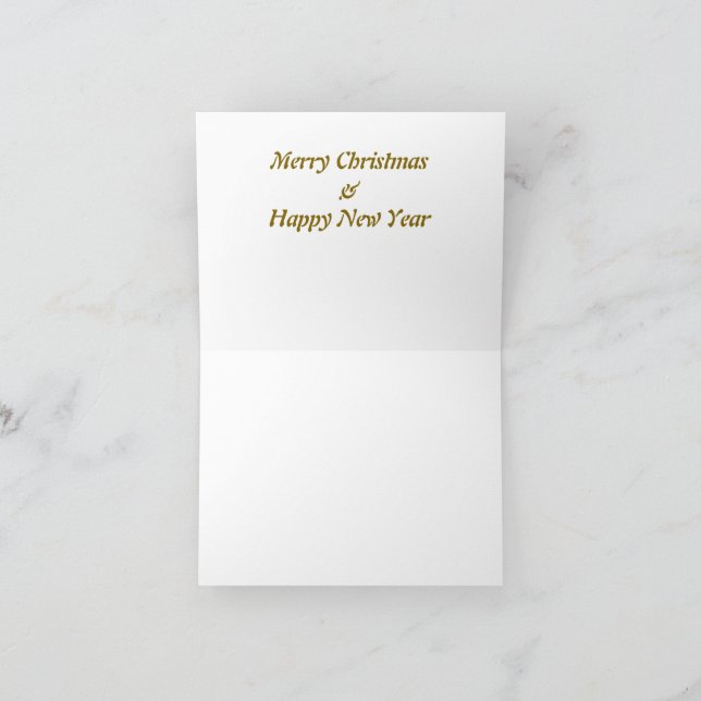 Cartes Pour Fêtes Annuelles Joyeux Noël style boho (Intérieur)