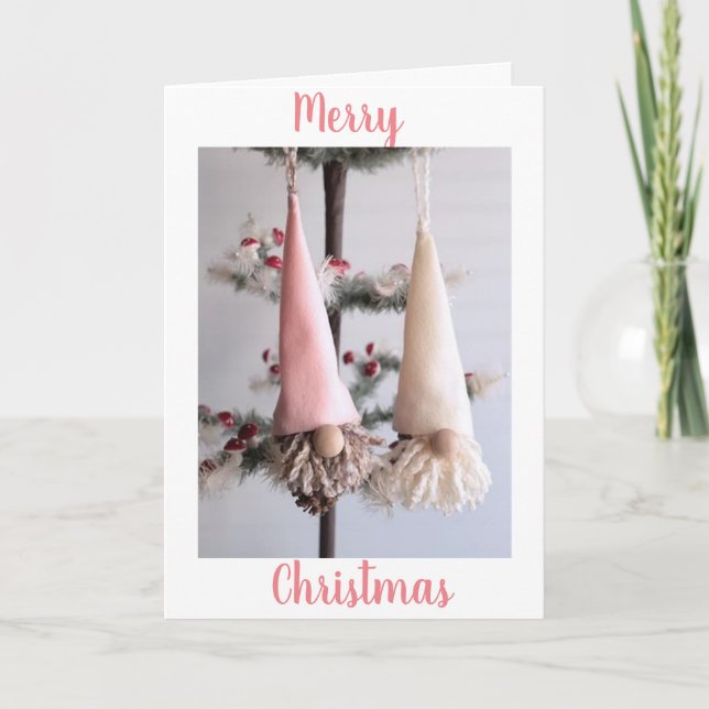 CARTES POUR FÊTES ANNUELLES *JOYEUX NOËL*** STYLE SCANDANAVIEN (Devant)