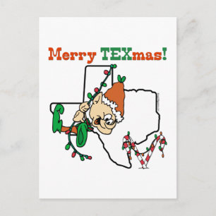 Cartes Pour Fêtes Annuelles Joyeux Noël Texmas