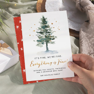 Cartes Pour Fêtes Annuelles Joyeux Noël Tout va bien drôle