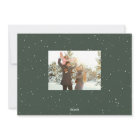 Joyeux Noël vert photo de famille