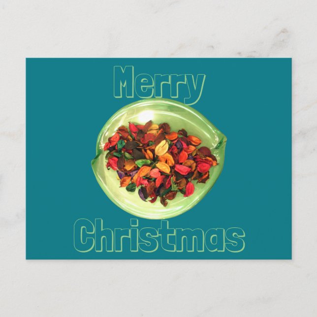 Cartes Pour Fêtes Annuelles Joyeux Noël Vie Parfum en couleurs (Devant)