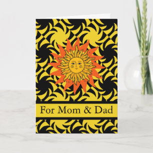 Cartes Pour Fêtes Annuelles Joyeux Norooz pour les parents Soleil Design