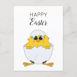 Cartes Pour Fêtes Annuelles Joyeux OEuf de Pâques et poussin de Pâques