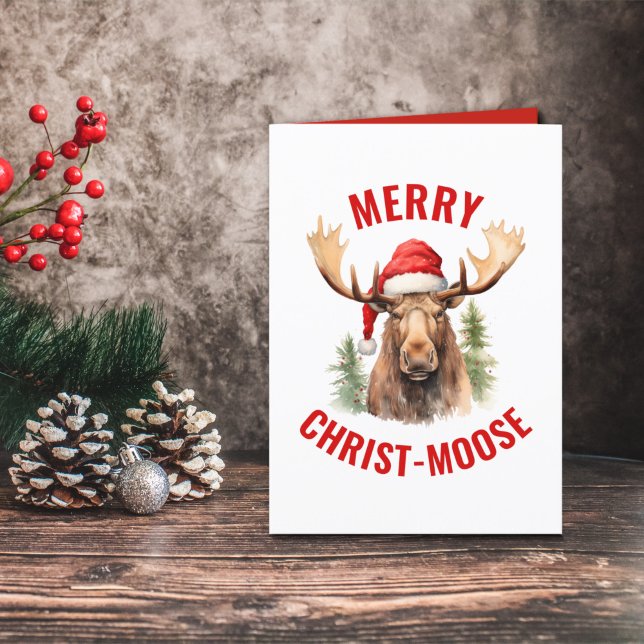 Cartes Pour Fêtes Annuelles Joyeux orignal de Noël (Créateur téléchargé)