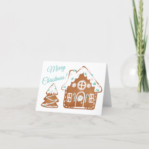 Cartes Pour Fêtes Annuelles Joyeux pain de gingembre de Noël