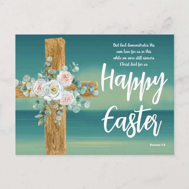 Cartes Pour Fêtes Annuelles Joyeux Pâques (Devant)