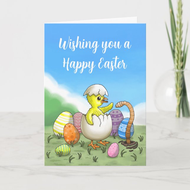 Cartes Pour Fêtes Annuelles Joyeux Pâques (Devant)