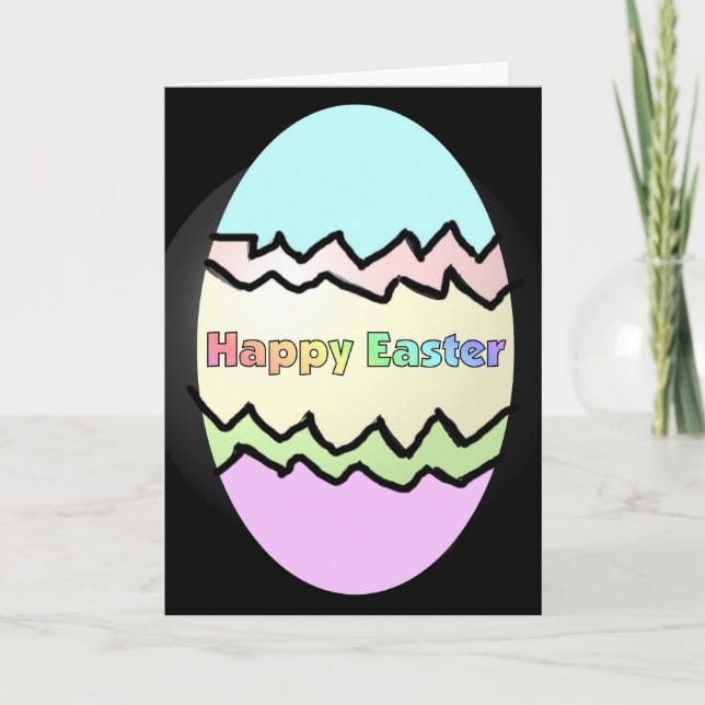 Cartes Pour Fêtes Annuelles Joyeux Pâques (Devant)