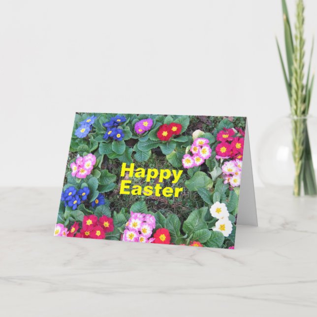 Cartes Pour Fêtes Annuelles Joyeux Pâques 4 (Devant)