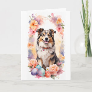 Cartes Pour Fêtes Annuelles Joyeux Pâques Chien