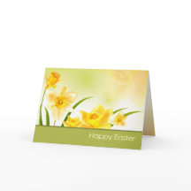 Joyeux Pâques. Daffodiques du printemps Pâques