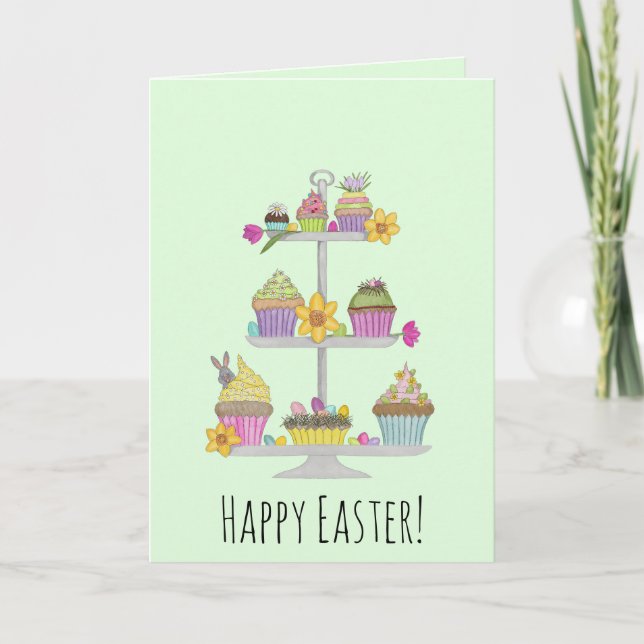 Cartes Pour Fêtes Annuelles Joyeux Pâques ! Pâques (Devant)