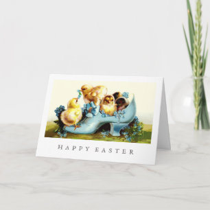 Cartes Pour Fêtes Annuelles Joyeux Pâques. Vintages chiches Pâques