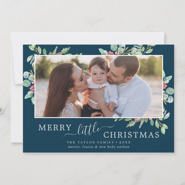 Cartes Pour Fêtes Annuelles Joyeux petit bébé de Noël (Devant)