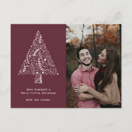 Cartes Pour Fêtes Annuelles Joyeux petit budget de Noël Photo de famille