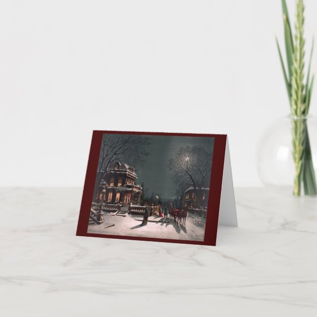 Cartes Pour Fêtes Annuelles Joyeux petit Noël (Devant)