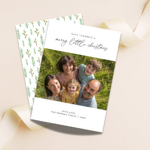 Cartes Pour Fêtes Annuelles Joyeux Petit Photo De Noël