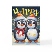 Joyeux Pingouin du Nouvel An