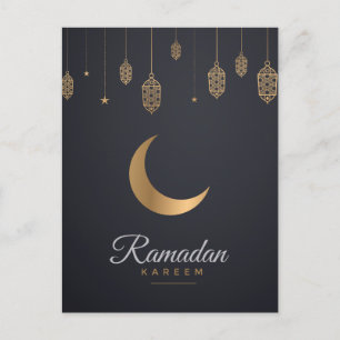 Cartes Pour Fêtes Annuelles Joyeux Ramadan Moubarak   Ramadan Kareem Gold Musu