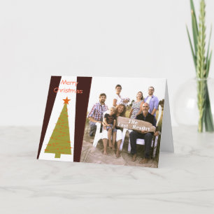 Cartes Pour Fêtes Annuelles Joyeux sapin de Noël