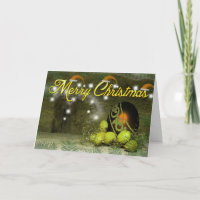 Joyeux sapin de Noël avec rennes