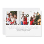 Joyeux Script rouge Noël Quatre photos