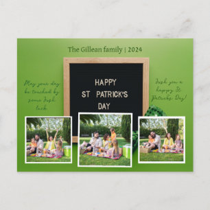 Cartes Pour Fêtes Annuelles Joyeux St. patrick's day Famille Shamrock 3 photo