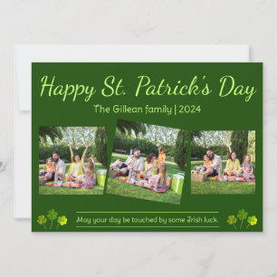 Cartes Pour Fêtes Annuelles Joyeux St. patrick's day Famille Shamrock 3 photo