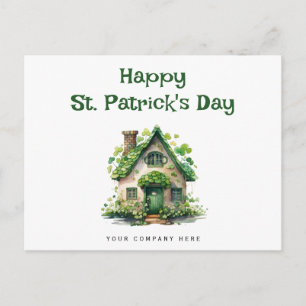 Cartes Pour Fêtes Annuelles Joyeux St. Patrick's Day Four Leaf Clover Realty