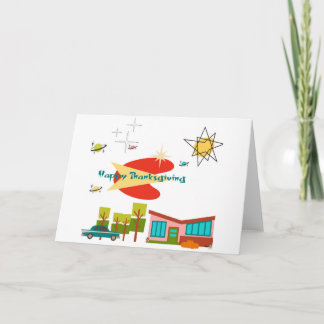 Cartes Pour Fêtes Annuelles Joyeux Thanksgiving