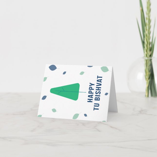 Cartes Pour Fêtes Annuelles Joyeux Tou Bichvat (Devant)
