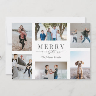 Cartes Pour Fêtes Annuelles Joyeux tout multi-photo