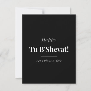 Cartes Pour Fêtes Annuelles Joyeux Tu B'Shevat Plante un arbre