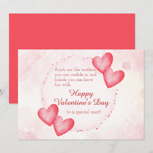 Cartes Pour Fêtes Annuelles Joyeux Valentin à ma tante