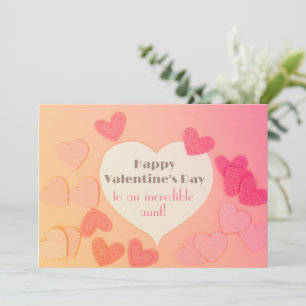 Cartes Pour Fêtes Annuelles Joyeux Valentin à ma tante