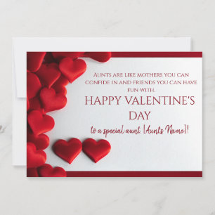 Cartes Pour Fêtes Annuelles Joyeux Valentin à ma tante