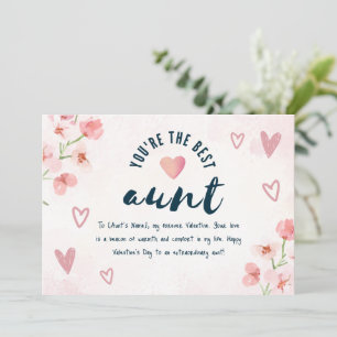 Cartes Pour Fêtes Annuelles Joyeux Valentin à ma tante