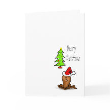 Joyeux ver de dessin de Noël devant le sapin de No