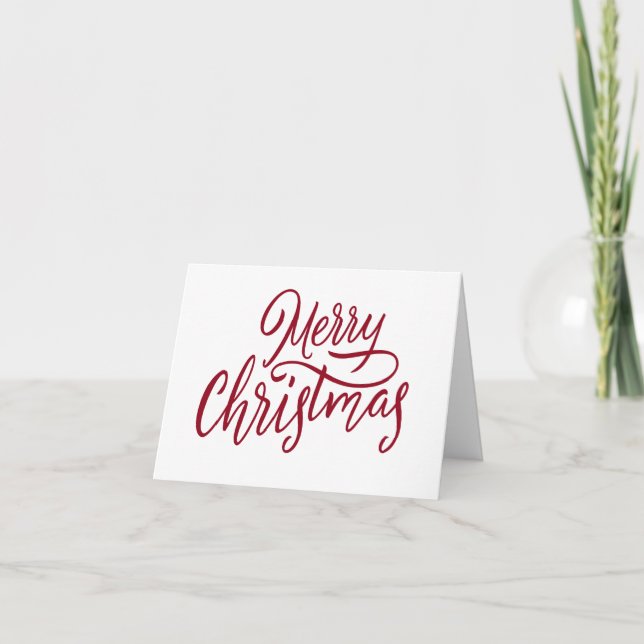 Cartes Pour Fêtes Annuelles Joyeux voeux de Noël - Vidéo de famille - (Devant)