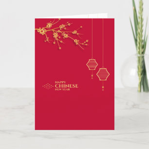 Cartes Pour Fêtes Annuelles Joyeux voeux du Nouvel An chinois (photo facultati