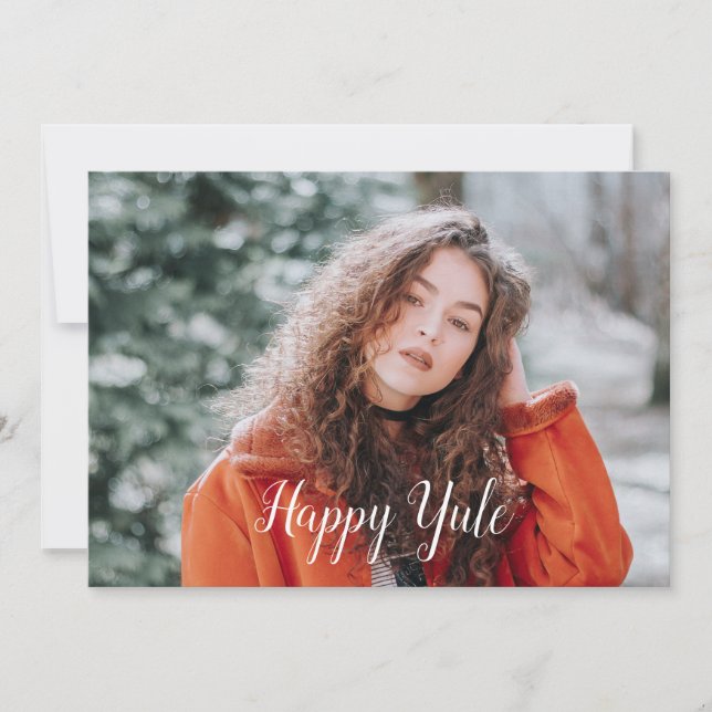 Cartes Pour Fêtes Annuelles Joyeux Yule (Devant)