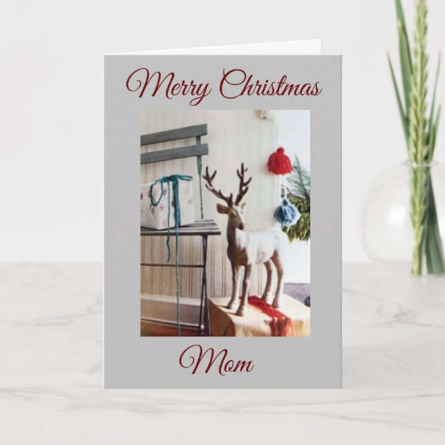 CARTES POUR FÊTES ANNUELLES JOYEZ NOËL À **MA MÈRE* (Devant)