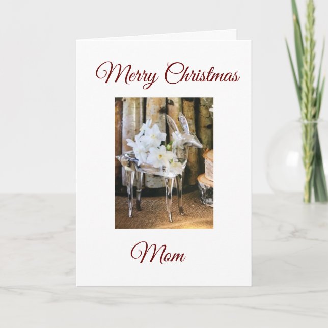 CARTES POUR FÊTES ANNUELLES JOYEZ NOËL À **MA MÈRE* (Devant)