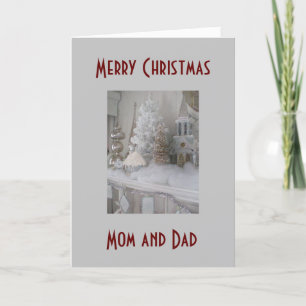 CARTES POUR FÊTES ANNUELLES JOYEZ NOËL À **MES PARENTS**