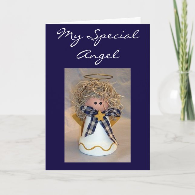 CARTES POUR FÊTES ANNUELLES JOYEZ NOËL À MON ANGE SPÉCIAL (Devant)