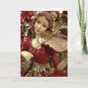 CARTES POUR FÊTES ANNUELLES JOYEZ NOËL AVEC CET ANGE SPÉCIAL