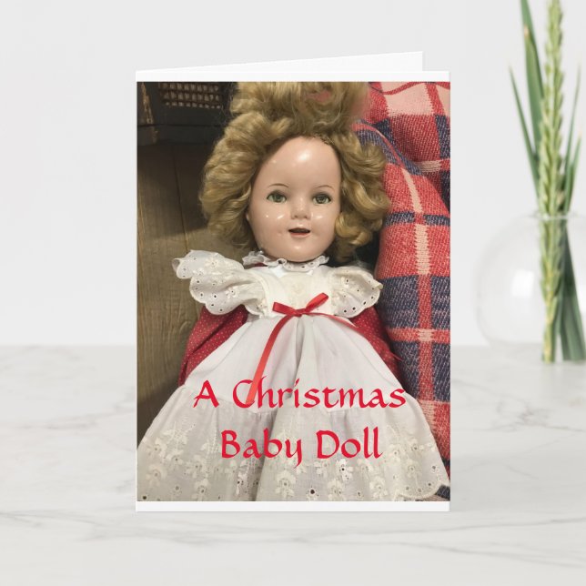 CARTES POUR FÊTES ANNUELLES * JOYEZ NOËL DE DOLL À GRANDDAUGHTER* (Devant)