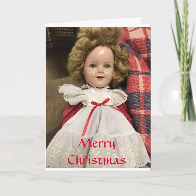 CARTES POUR FÊTES ANNUELLES *JOYEZ NOËL DE DOLL À NOTRE NIECE* (Devant)