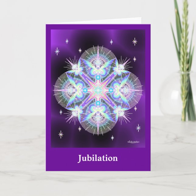 Cartes Pour Fêtes Annuelles Jubilation (Devant)